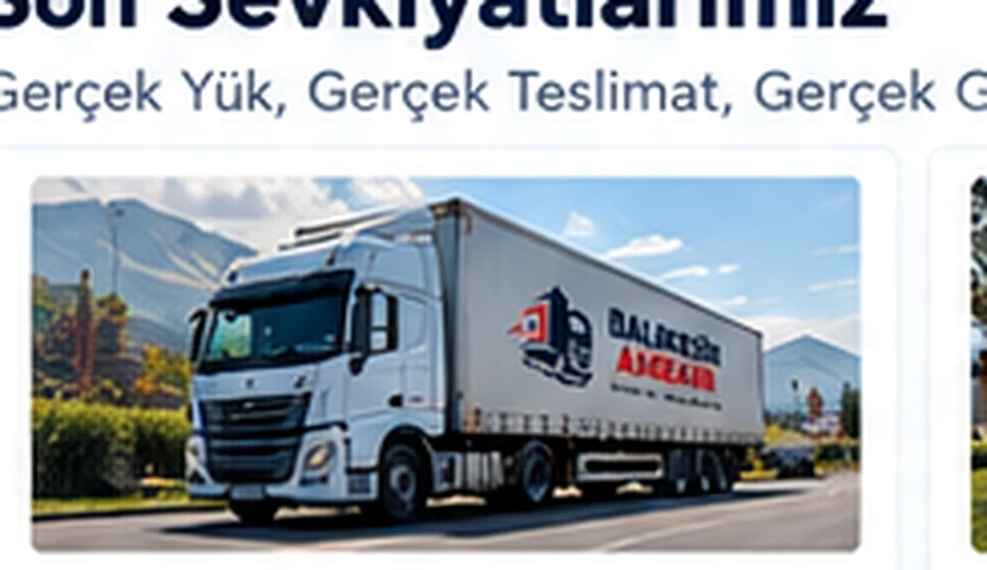 İstanbul Bandırma sevkiyatı