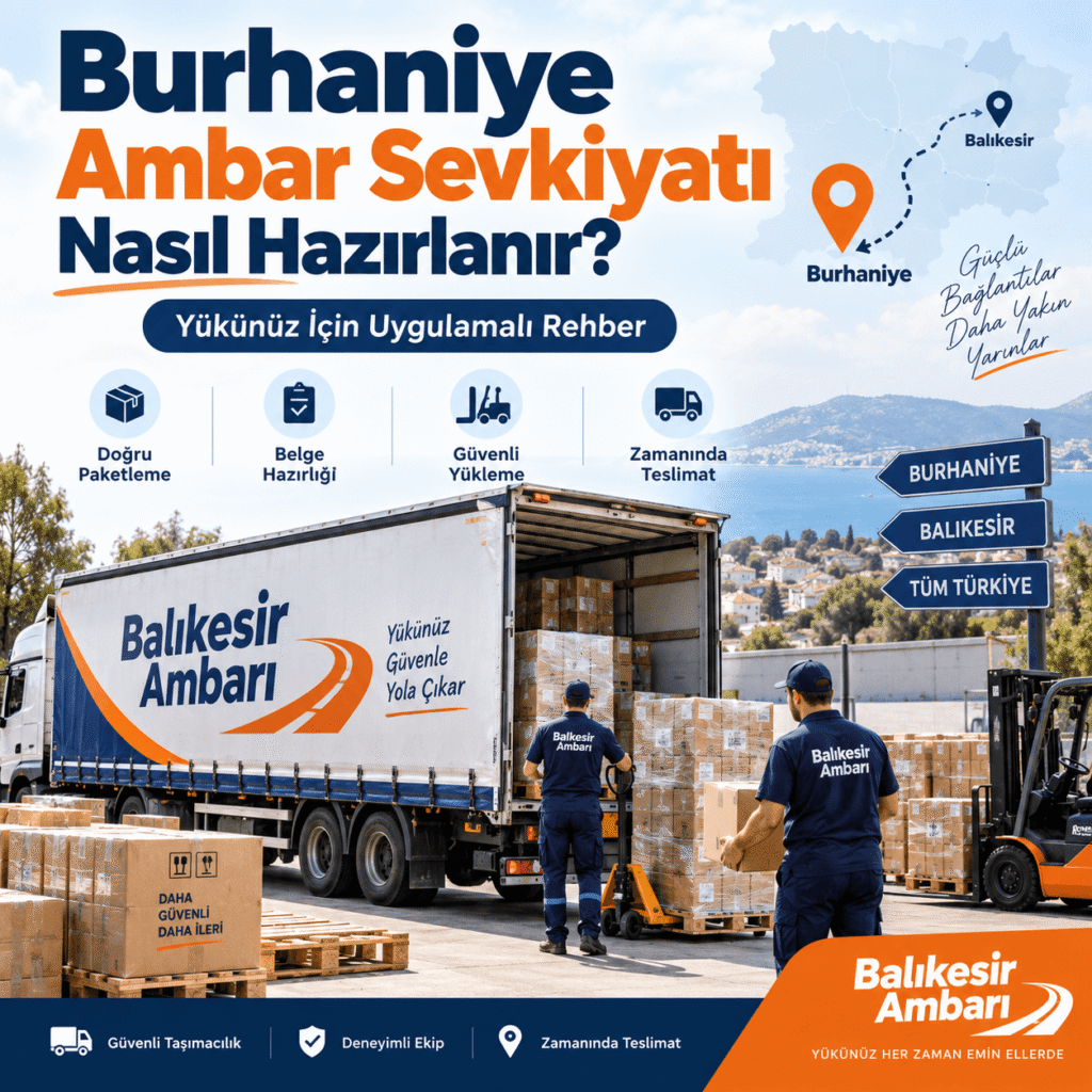 Burhaniye Ambar Sevkiyatı Nasıl Hazırlanır? Yükünüz İçin Uygulamalı Rehber