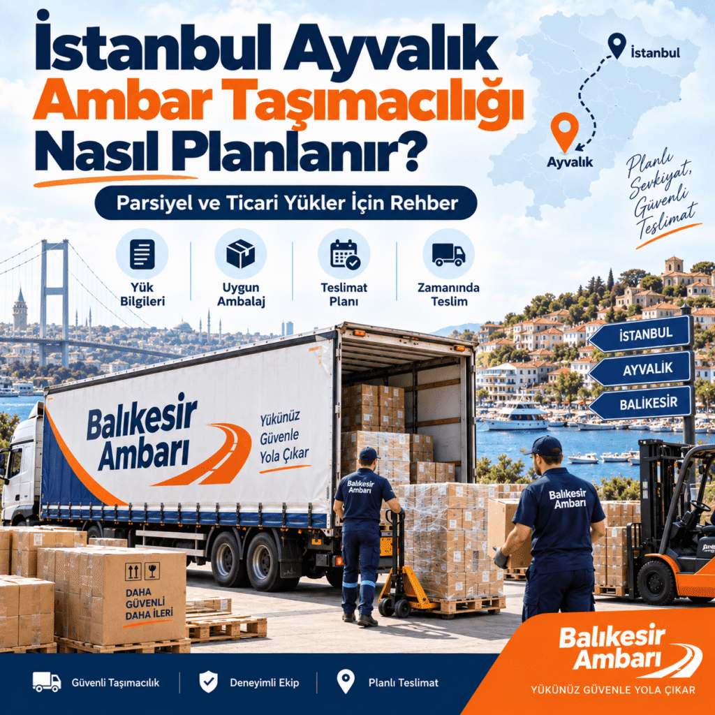 İstanbul Ayvalık Ambar Taşımacılığı Nasıl Planlanır?